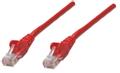 INTELLINET Network Cable, Cat5e, UTP Red
