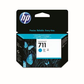 HP 711-blækpatron,  29 ml, cyan (CZ130A)