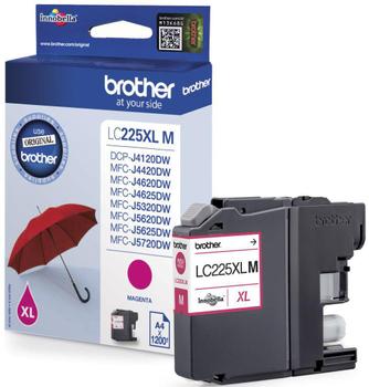 BROTHER LC225XLM - Magenta - original - ink cartridge - for Brother DCP-J4120,  MFC-J4420,  J4620, J5320, J5620, J5625, J5720, Business Smart MFC-J4420 (LC225XLM)