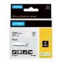 DYMO Coloured Vinyl tape M1500 12mm. 5,5m. længde. Hvid 