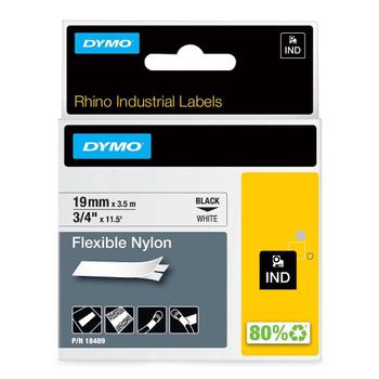 DYMO Rhino Professional,  joustava merkkausteippi nyloni, 19 mm (18489)