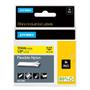 DYMO Rhino 12 mm FlexiBle nylon Black on yellow
