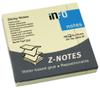 info Notatblokk INFO ZN 75x75mm gul