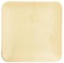 PAPSTAR Tallerken PURE palme 25,5x25,5cm (6)