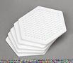  Perleplate sekskantet 9cm