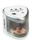 LINEX blyantspidser dobbelt batteri hvid