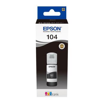 EPSON 104 ECOTANK BLACK INK BOTTLE 1 X 65MLBLACK (C13T00P140)
