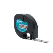 DYMO LetraTAG Tape / 12mm x 4m / Metallic Silver