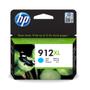 HP 912XL High Yield Cyan Org Ink Crt