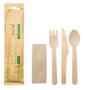 PAPSTAR Bestikkpose PURE tre 3deler m/serviett