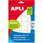 APLI Etikett APLI 40x75mm hvit (40)