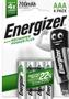 ENERGIZER Batteri ENERGIZER Recharge AAA/NH12(4)