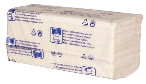 ABENA håndklædeark 2lags 21,5x25cm hvid 20x190stk (6133)