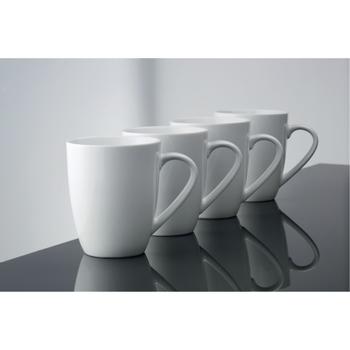 AIDA Café krus m/hank 30cl hvid 4stk (21981)