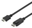 DELTACO DisplayPort til HDMI Kabel - 2m