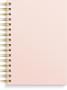 BURDE Anteckningsbok A5 dustypink/gu