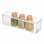IDESIGN Oppbevaringsboks IDESIGN 7,7x28x8cm klar