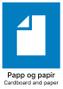 EMO Kildesorteringsetikett Papp/Papir