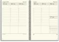 GRIEG Sjefskalender GRIEG A4 spiral 2025 sort
