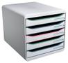 EXACOMPTA Blankettbox Bigbox Autentik 4låd. vit