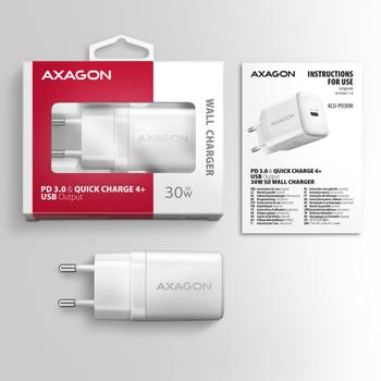 AXAGON *ACU-PD30W PD&QC wall ch arger 30W 1x (ACU-PD30W)