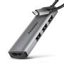 AXAGON HMC-H3A USB hub 4in1    5Gbps HDMI 3x