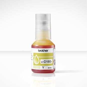 BROTHER BTD180Y Yellow ink bottle, yield up to 5 000 pages (BTD180Y)