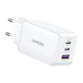 UGREEN Nexode USB-A+2*USB-C 140W GaN Fast Charger+USB-C Cable wht
