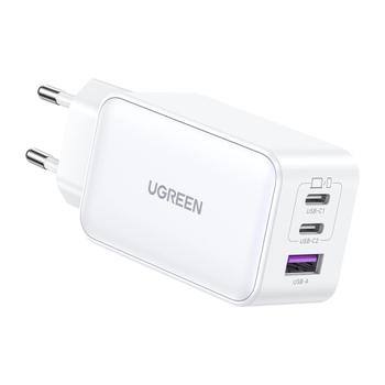 UGREEN Nexode USB-A+2*USB-C 140W GaN Fast Charger+USB-C Cable wht (15339)