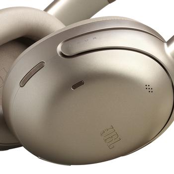 JBL Tour One M3 ANC Trådløse hodetelefoner,  Over-Ear (latte) Spatial 360-lyd med hodesporing,  True Adaptive støyreduksjon,  Pro-lyd, bluetooth (JBLTOURONEM3LTT)