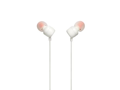 JBL T110, In-Ear headphone with  (JBLT110WHT)