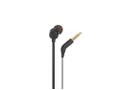 JBL T110 - Øreproptelefoner med mik. - i øret - kabling - 3,5 mm jackstik - sort (JBLT110BLK)