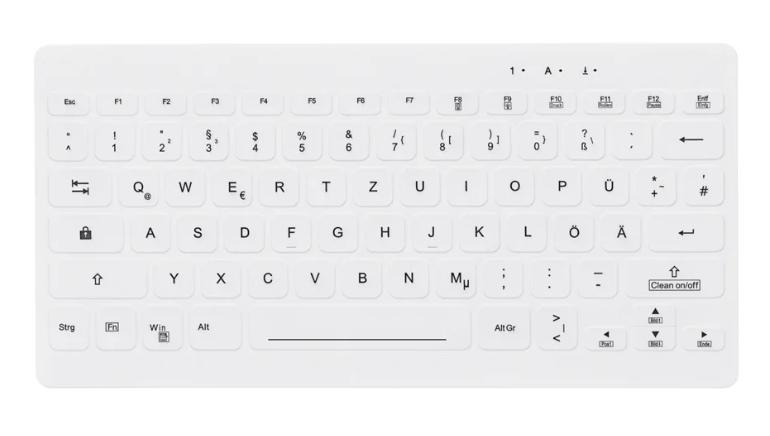 AK-C4112 - keyboard - medical com - Tastatur - Tysk - Hvit
