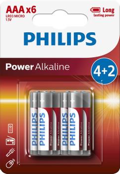 PHILIPS Power Alkaline Lr03P6Bp/ 10 (Phil-LR03P6BP/10)