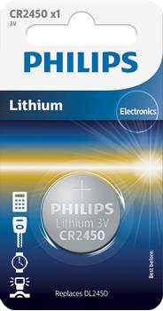 PHILIPS Lithium 3.0V coin 1-blister  (CR2450/10B)