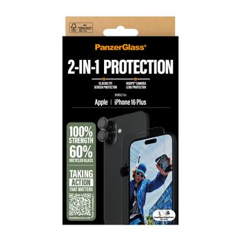 PanzerGlass 2-in-1 Bundle iPhone 16 Plus (PANZERB2875+1285)