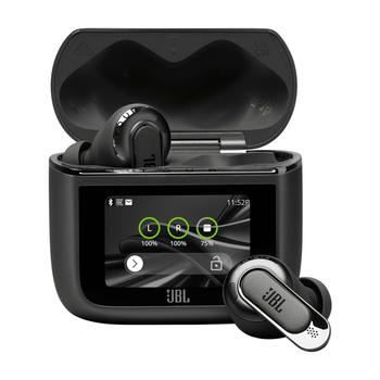 JBL Tour Pro 3 ANC Trådløse Hodetelefoner,  In-Ear (sort) Bluetooth 5.3, ANC, Smart etui, Spatial 360-lyd, JBL-App. Opptil 44 timers (JBLTOURPRO3BLK)