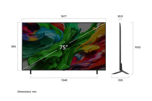 LG QNED85A 75" 4K MiniLED Smart TV (2025) (75QNED85A6C.AEU)