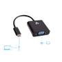 V7 USB-C TO VGA ADAPTER BLACK USB-C VGA 1080P 60HZ FHD VID ADP CABL