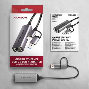AXAGON ADE-TXCA USB-A/C 3.2 Ge n 1 LAN adapt (ADE-TXCA)