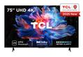 TCL 75" V6C 4K QLED Google TV QLED, Direkte LED-smart-TV, 4K HDR-TV, Google TV