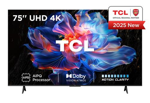 TCL 75" V6C 4K QLED Google TV QLED, Direkte LED-smart-TV,  4K HDR-TV, Google TV (75V6C)