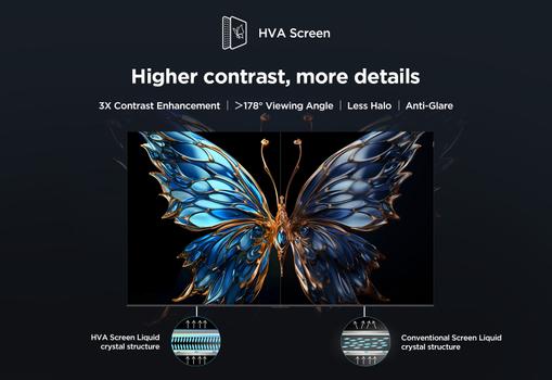 TCL 43" V6C 4K LED Google TV QLED, Direkte LED-smart-TV,  4K HDR-TV, Google TV (43V6C)