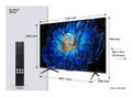 TCL 50" C69KS 4K QD-Mini LED Google TV QD-Mini LED, 4K UHD, Dolby Atmos, Game Master, Smart TV