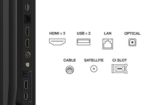 TCL 75" V6C 4K QLED Google TV QLED, Direkte LED-smart-TV,  4K HDR-TV, Google TV (75V6C)