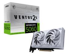 MSI GeForce RTX 5060 VENTUS 2X OC WHITE - 8GB GDDR7 RAM - Grafikkort