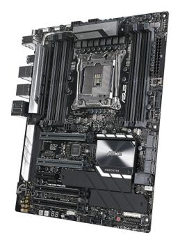 ASUS WS X299 PRO/SE S2066 X299 ATX Intel X299, LGA 2066, 8x DDR4 DIMM, 4x PCIe 3.0 x16, 1x PCIe 3.0 x4, 2x M.2, U.2, 6x SATA III, LAN, USB 3.1, S/PDIF, ATX, 304.8x243.8 mm (90SW00A0-M0EAY0)