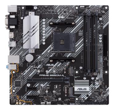 ASUS PRIME B550M-A - hovedkort - mikro ATX - Socket AM4 - AMD B550 (90MB14I0-M0EAY0)