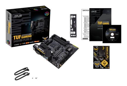 ASUS Amd B450 Socket Am4 Micro Atx (TUF GAMING B450M-PLUS II)