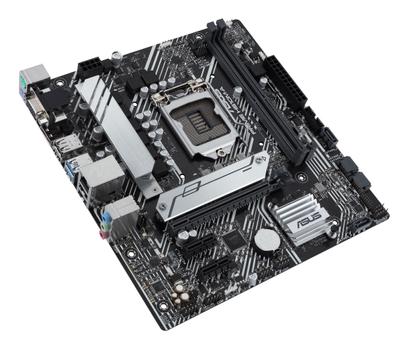 ASUS S PRIME H510M-A - Motherboard - micro ATX - LGA1200 Socket - H510 Chipset - USB 3.2 Gen 1 - Gigabit LAN - onboard graphics (CPU required) - HD Audio (8-channel) (90MB17C0-M0EAY0)